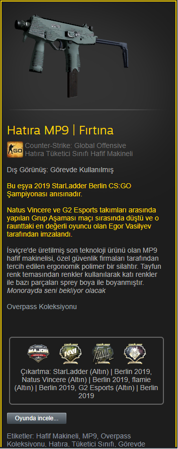 csgo mp9 fırtına çıkartma