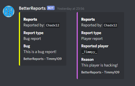 Minecraft sunucu ve discord ile tasarlanmış rapor eklentisi.png